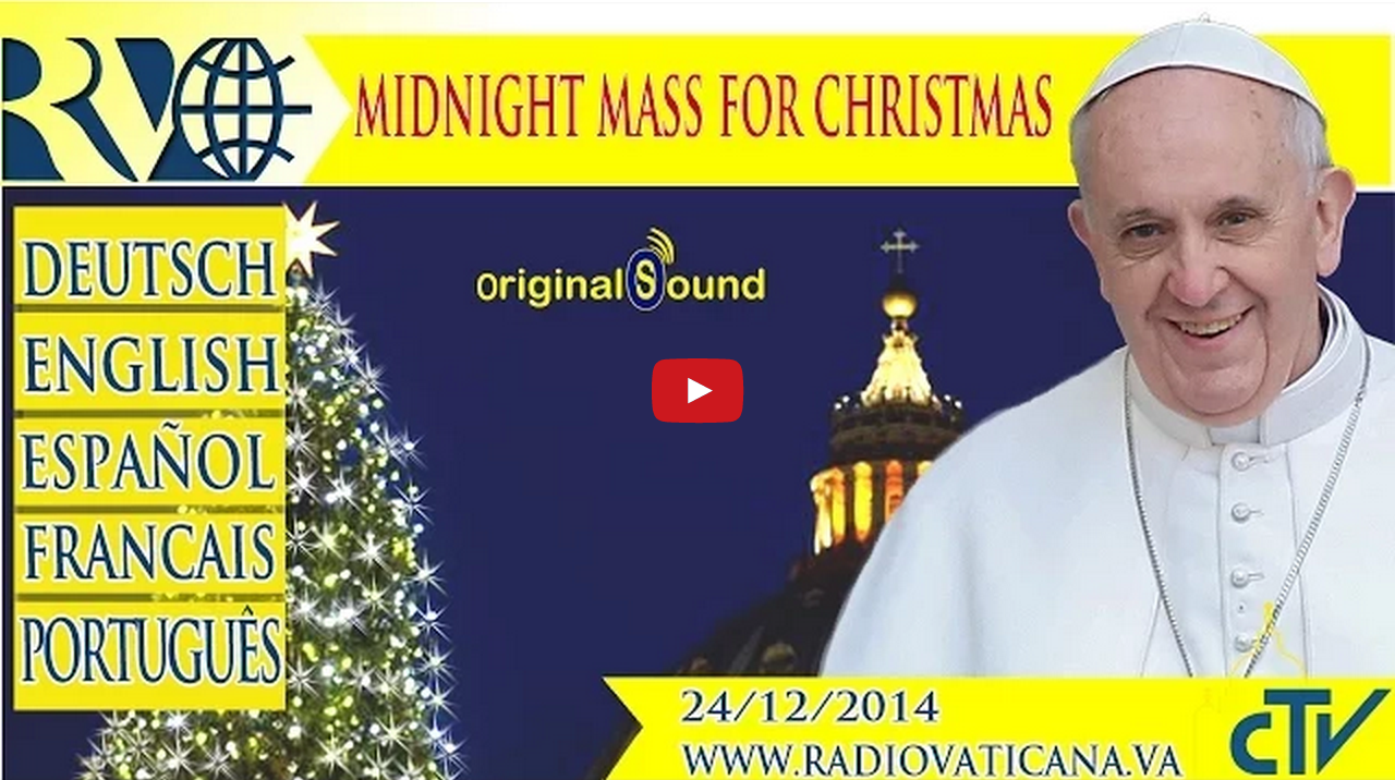 Watch: Midnight Christmas Mass at the Vatican with Pope Francis
