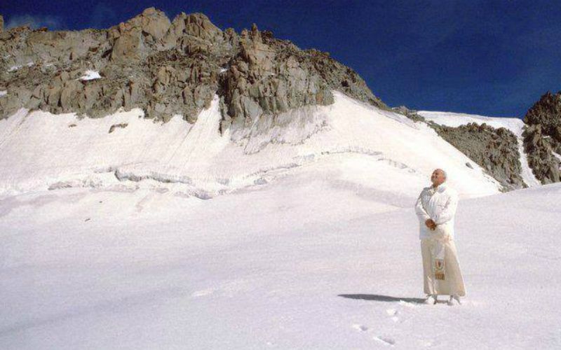 23 Epic Photos of St. John Paul II Hiking in the Alps