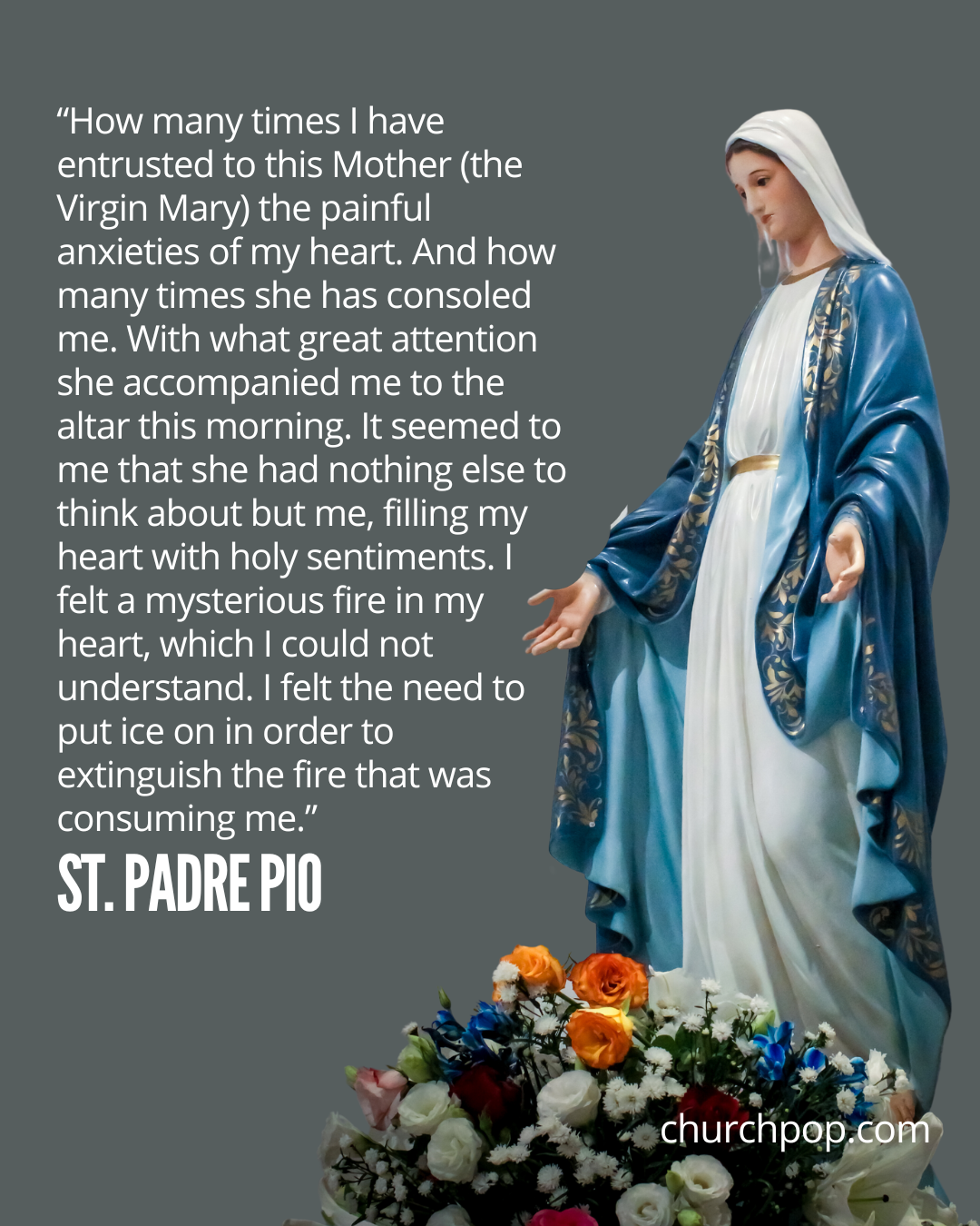 Padre Pio Quotes on Mary