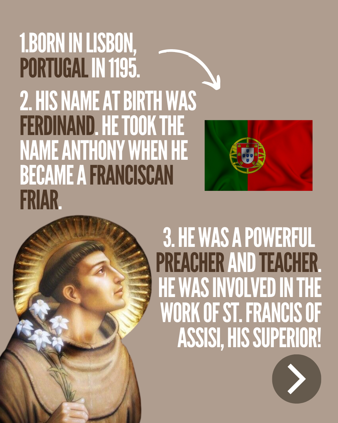 What is Saint Anthony Known for