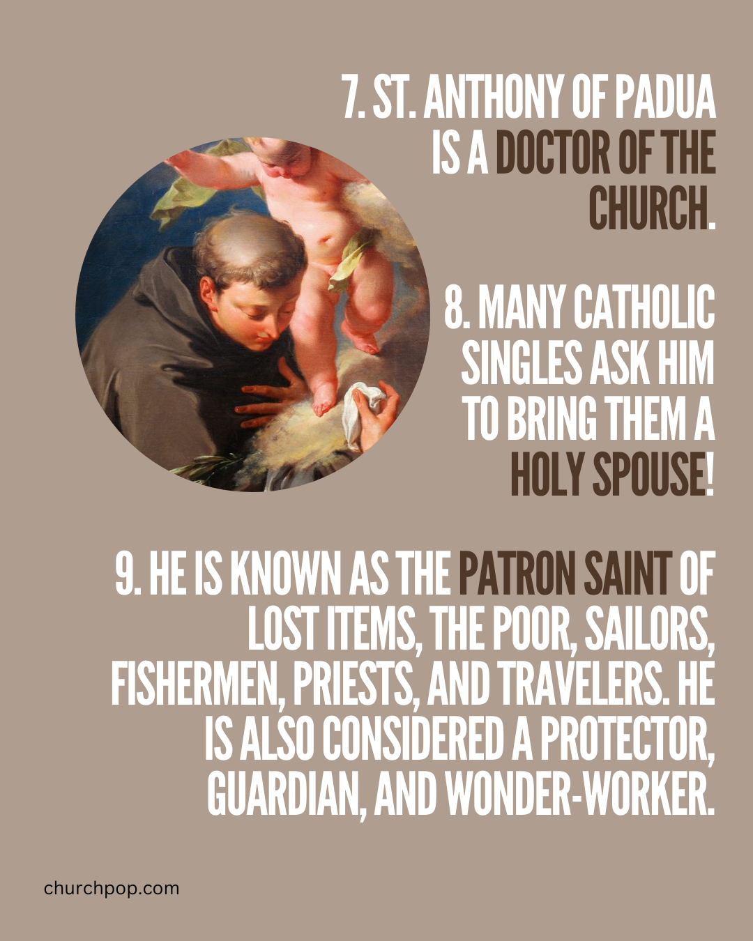 Who is Saint Anthony in the Catholic Church