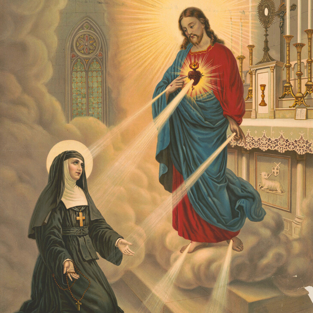 Visions of the Sacred Heart of Jesus: 4 Mystical Messages to St. Margaret Mary Alacoque