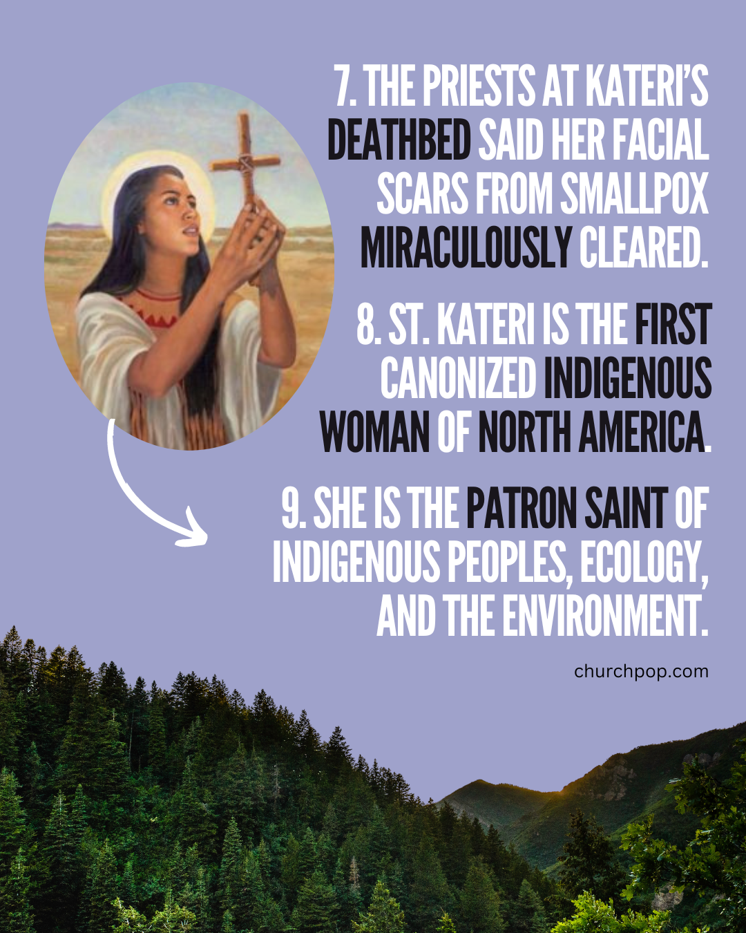 What was kateri tekakwitha known for, Kateri Tekakwitha patron saint of, Kateri Tekakwitha canonized