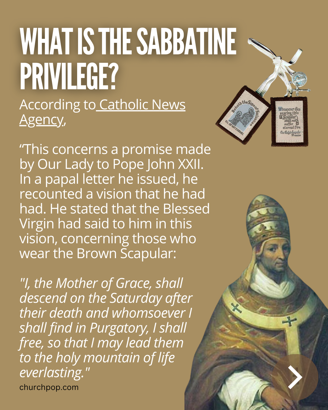What is the Sabbatine Privilege?