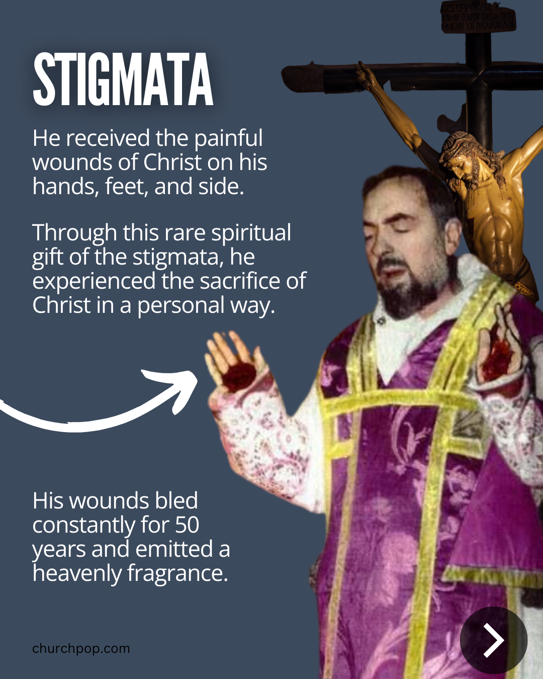 Why is Padre Pio a Saint? padre pio stigmata