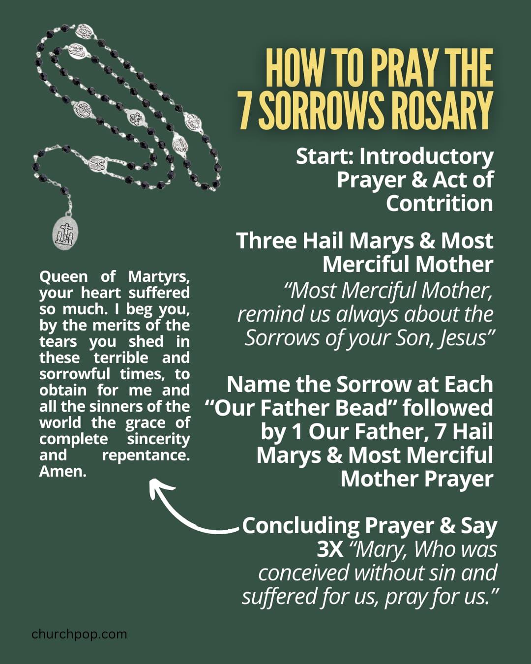 seven.sorrows rosary, seven sorrows of the rosary, seven sorrows of mary
