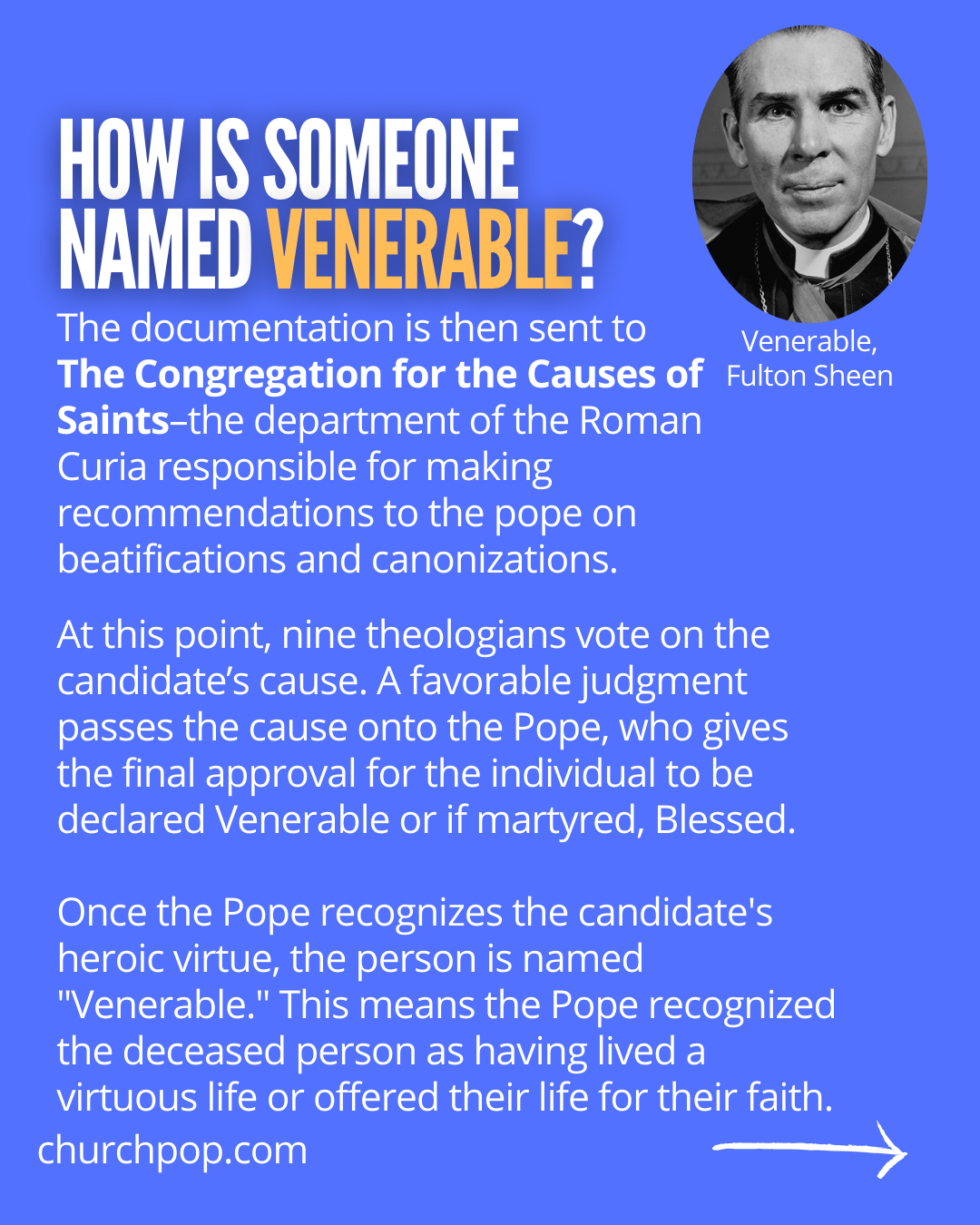 How is someone named Venerable?