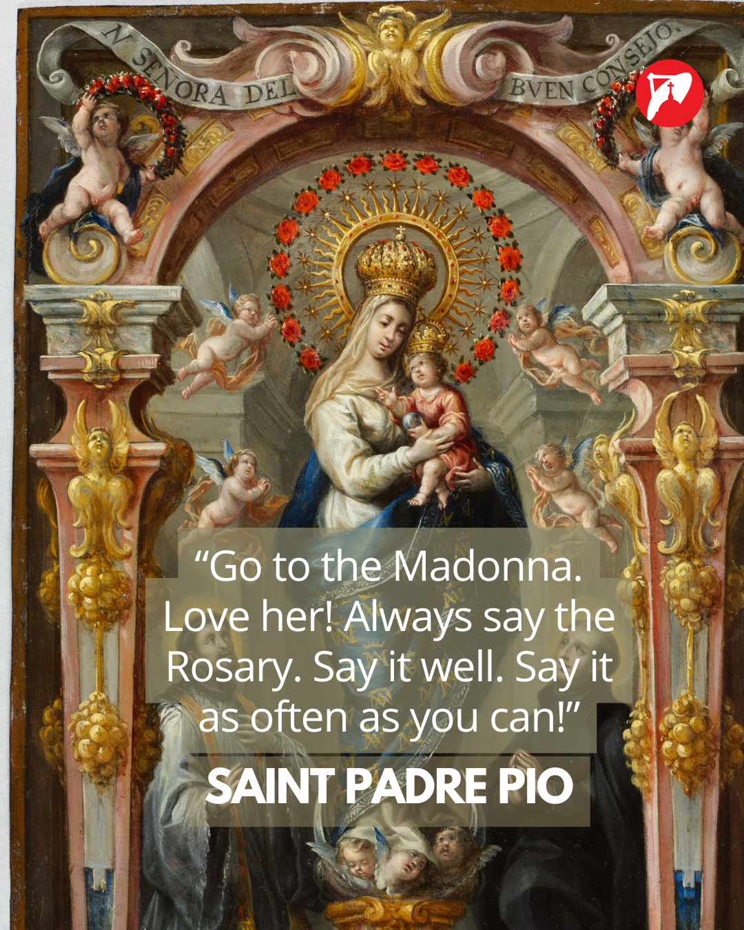 padre pio rosary quotes