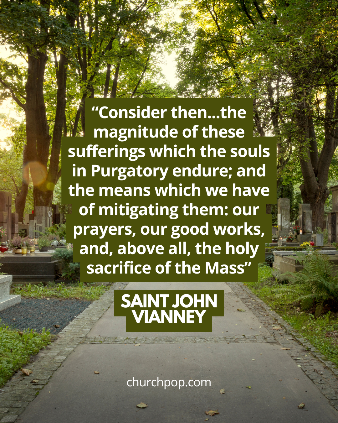 saints quotes on purgatory