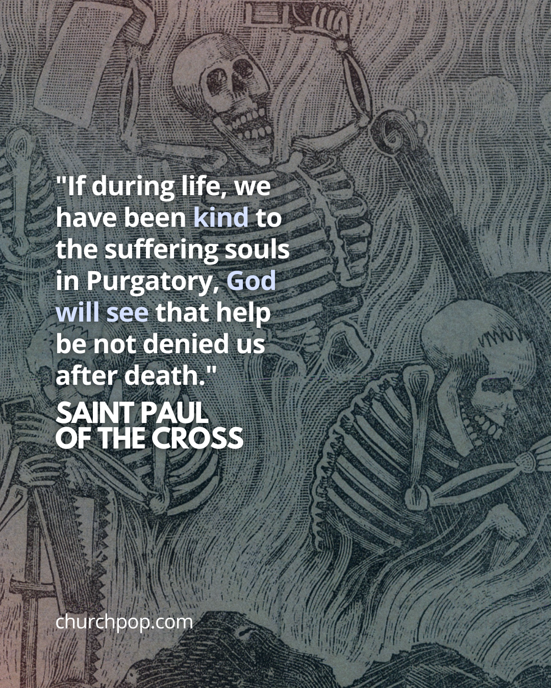 saints quotes on purgatory