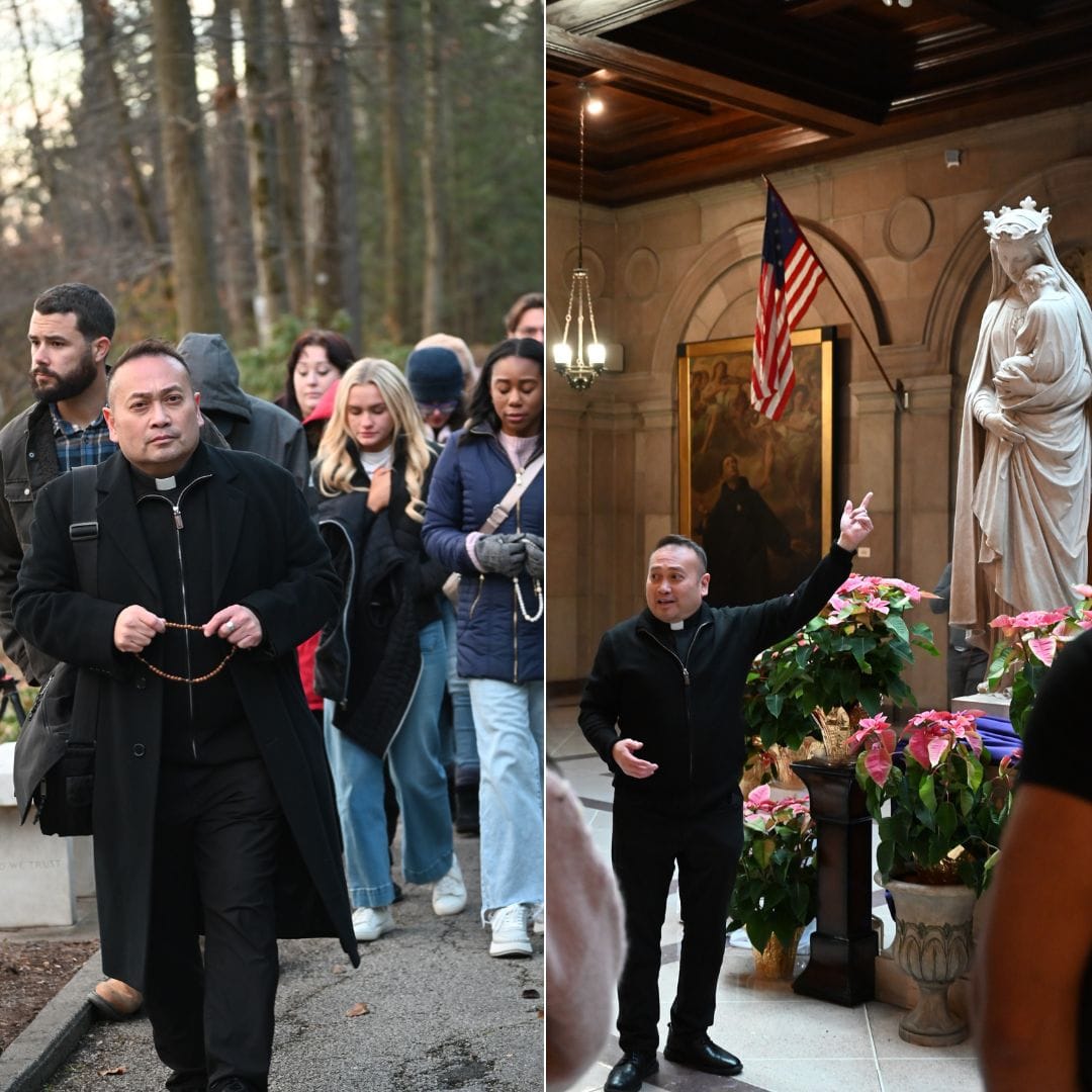 Fr. Leo Patalinghug Brings 12 Protestants & Converts on Catholic Pilgrimage for Online Creators