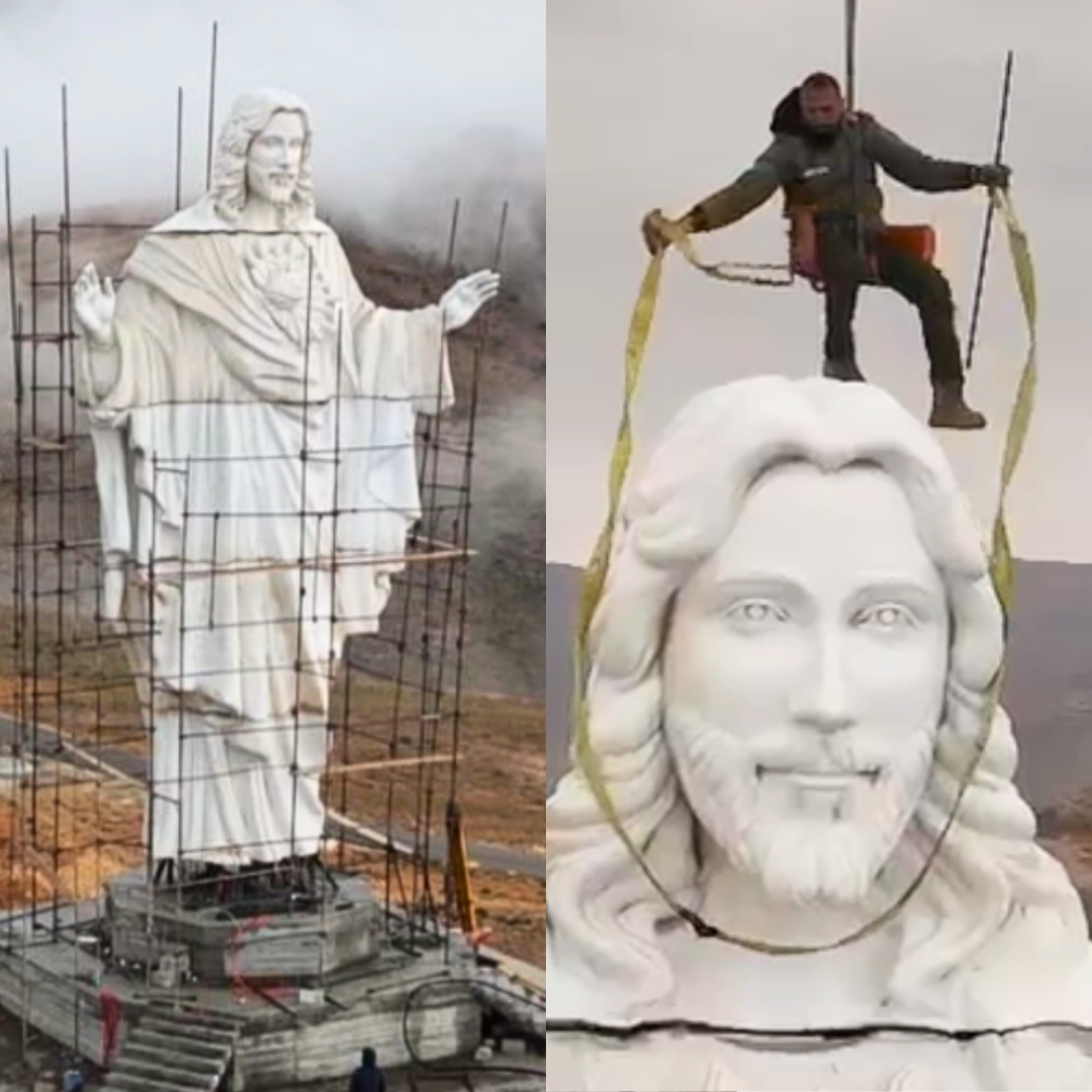 In the Middle of War, a Massive Christ the Redeemer Statue Rises on Lebanon’s Border