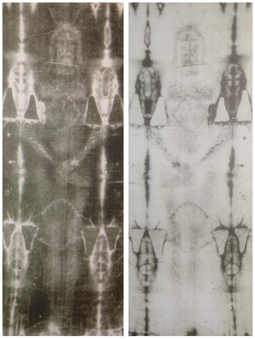 shroud of turin negative image