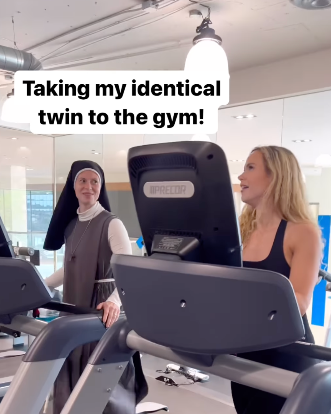 catholic nun, franciscan sister, christie anderson, fitness, vocations, religious vocations, instagram reels