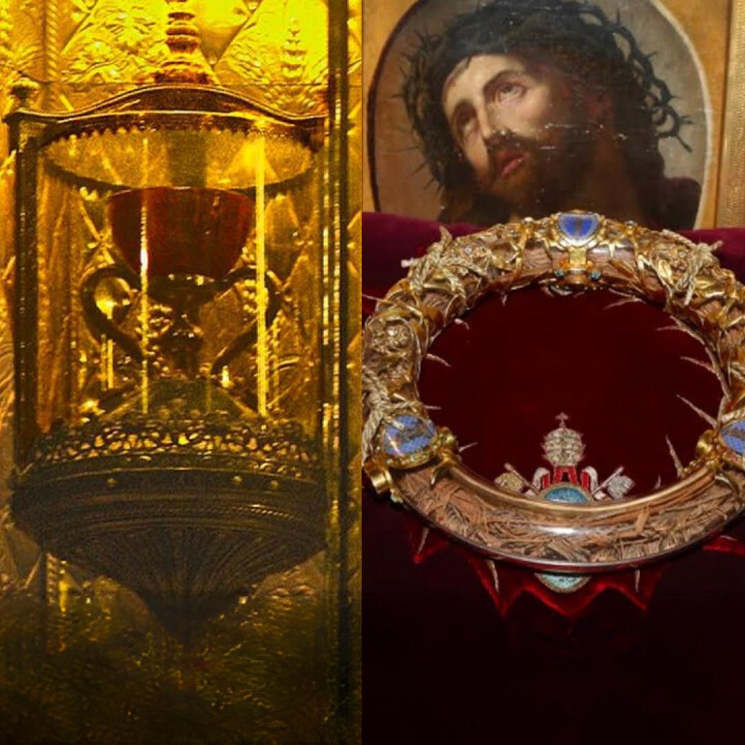 Holy Chalice of Valencia, holy grail, relic of the true cross, crown of thorns relic, notre dame