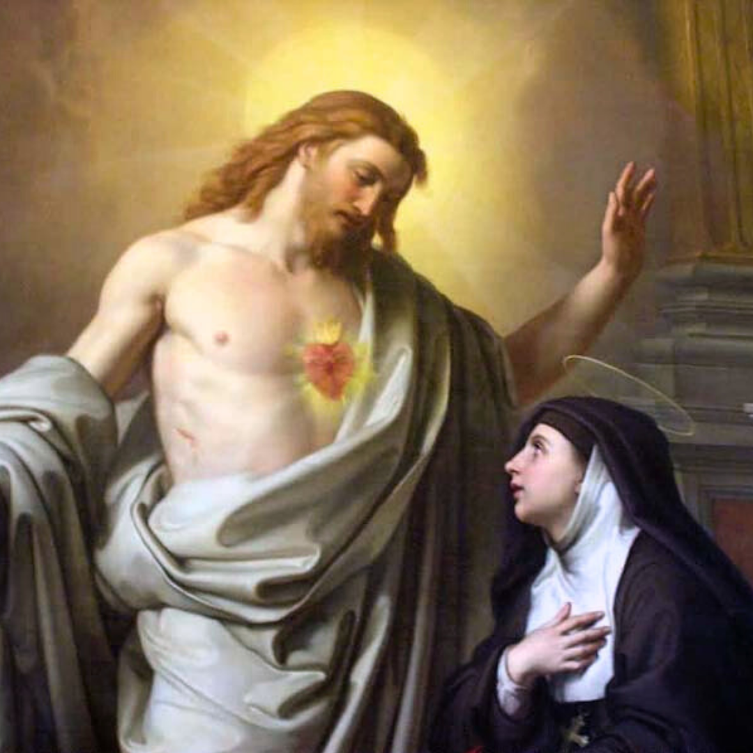 margaret mary alacoque, sister bethany madonna, sister quotes from sister bethany madonna, sacred heart of jesus
