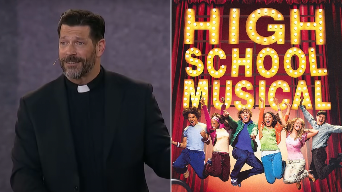 Father Mike Schmitz Quotes Disney's 'High School Musical' in Viral Video:  'We're All In This Together', image size:1200x675