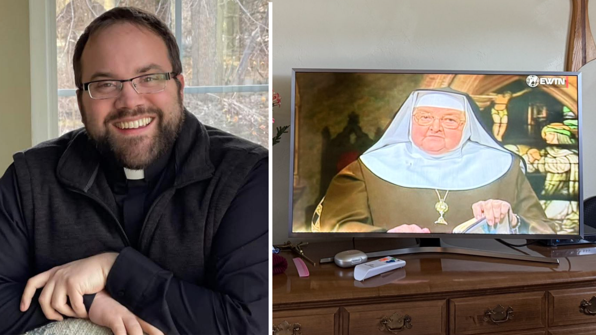 Mother Angelica Accompanies Dying as Priest Gives Last Rites