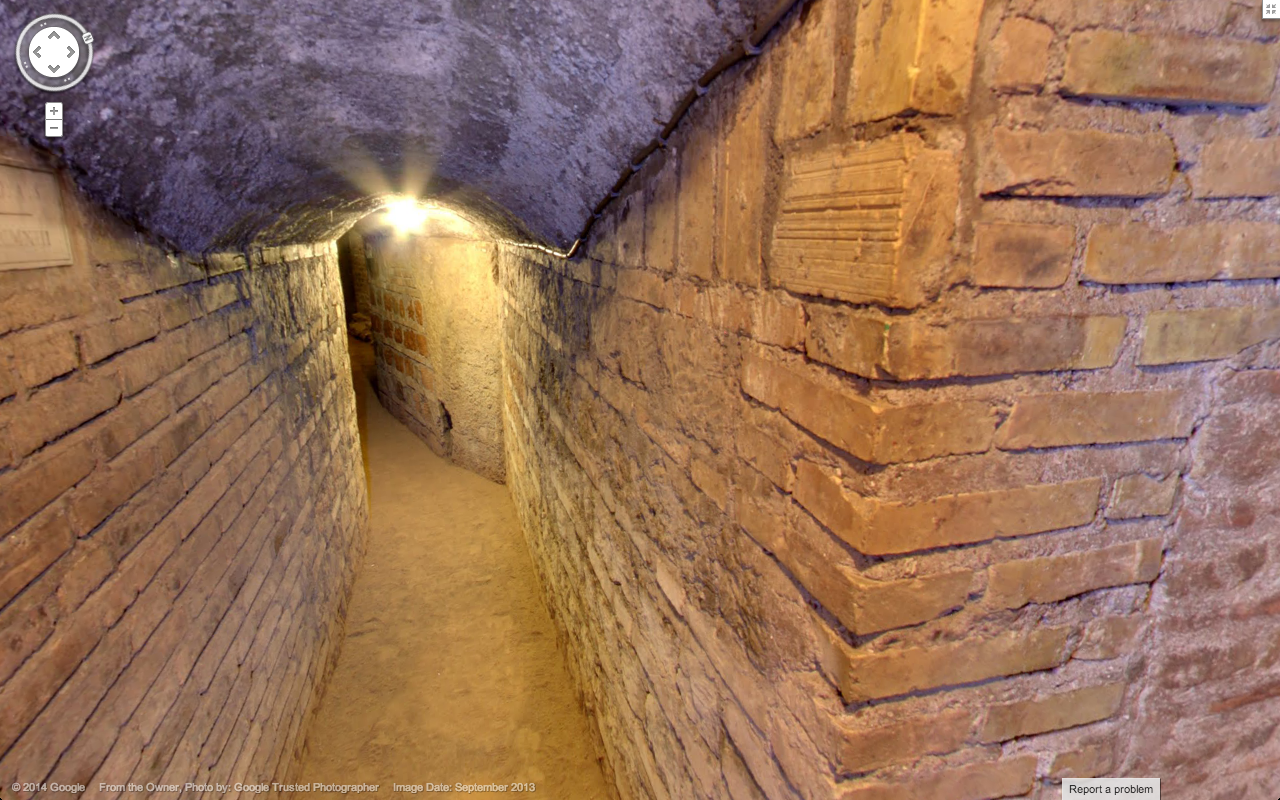 Haunting: Get Lost in Rome's Ancient Christian Catacombs With Google StreetView
