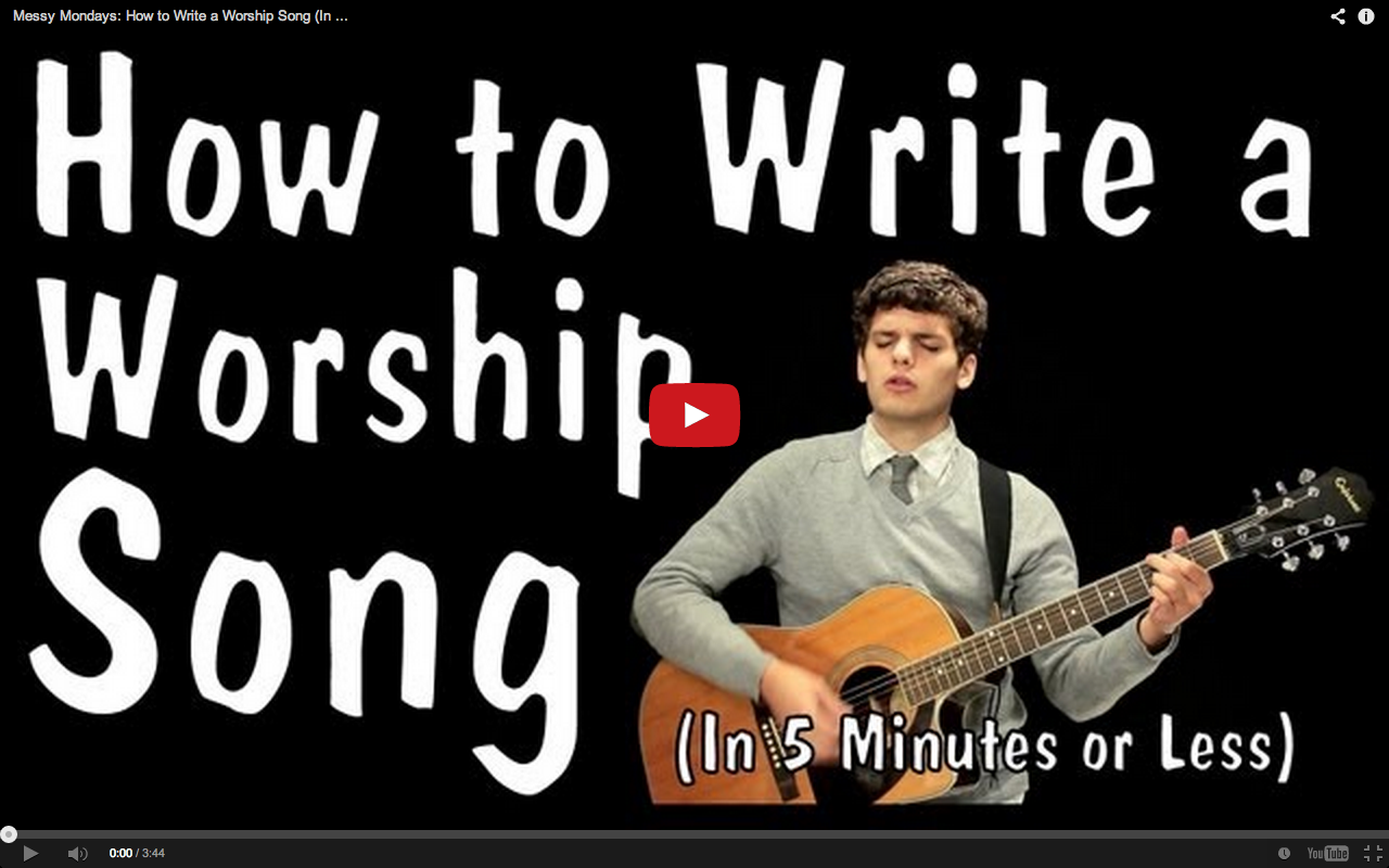 How to Write a Worship Song in 5 Minutes or Less