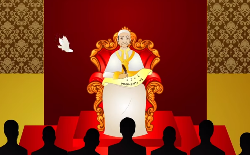 This Witty Cartoon Explains Papal Infallibility in 2 Minutes