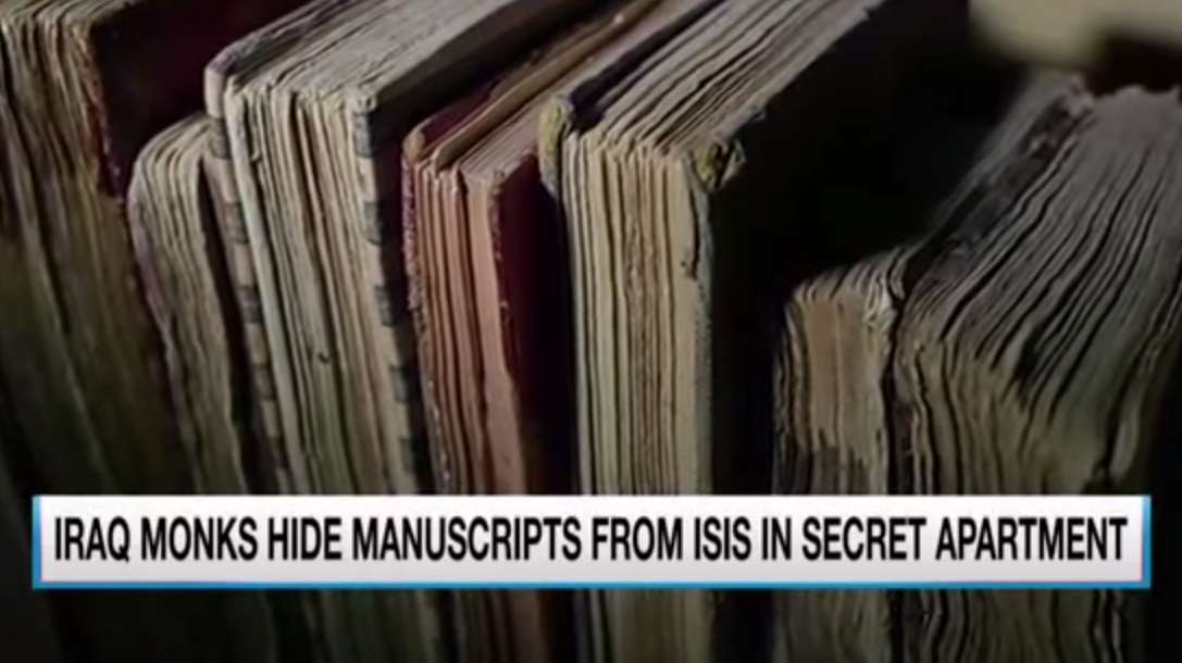 Brave Monks Secretly Save Ancient Books from ISIS Forces