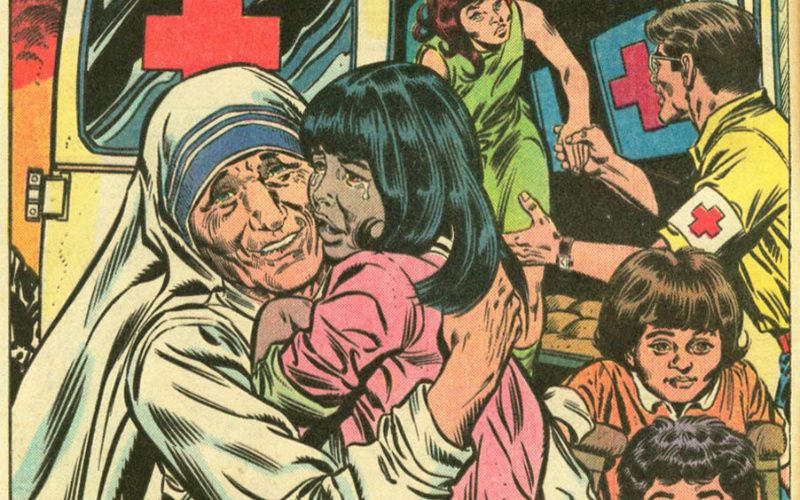 Mother Teresa Was a Marvel Comic Book Hero in the '80s!