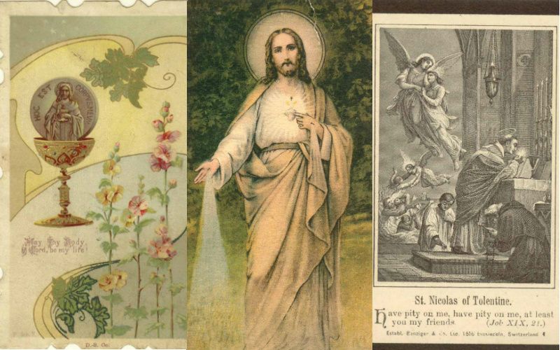 32 Beautiful Holy Cards From Another Era of the Church