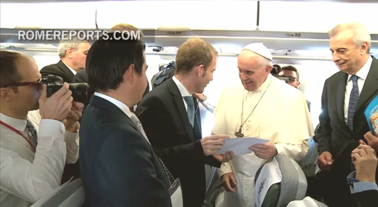 An Inside Look at What's It's Like to Travel on the Papal Plane