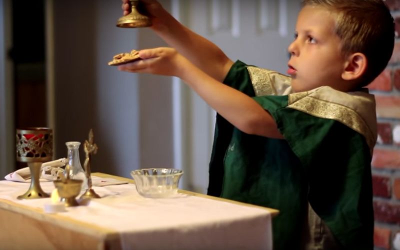 Super Cute! This 5-Year-Old Can Say Mass So Well!