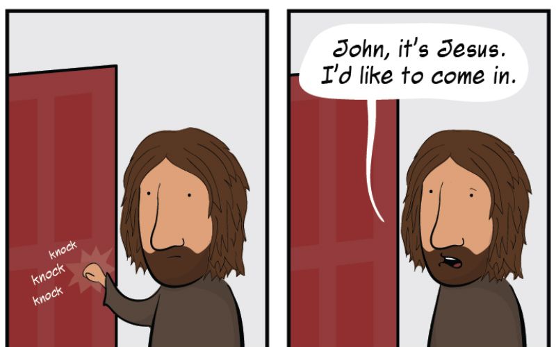 "When Jesus Knocks": This Hilarious Christian Comic Has an Important Message