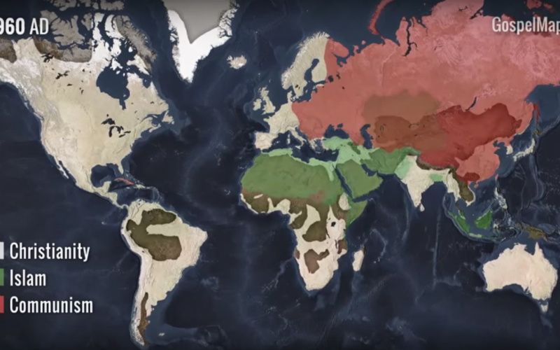 How the Gospel Spread to the Whole World, In One Amazing Video