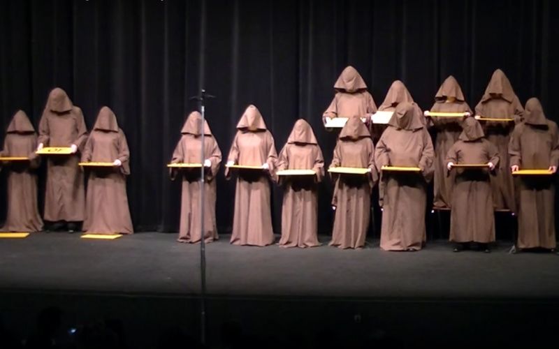 These Silent Monks "Sing" the Hallelujah Chorus In a Super Clever Way