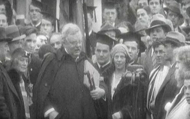 Rare 1931 Video of G. K. Chesterton Speaking at a U.S. College