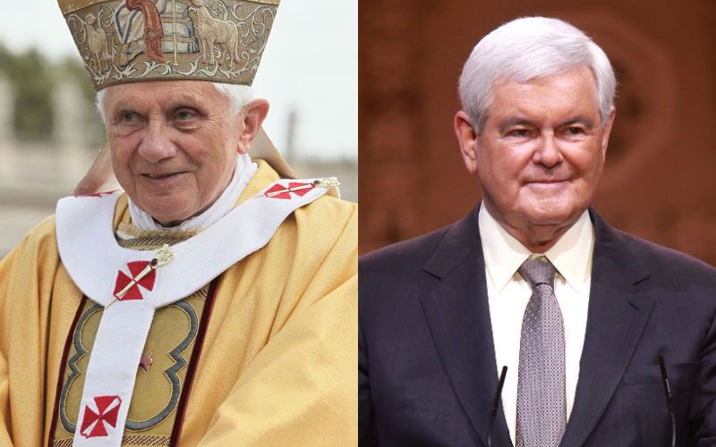 How Pope Benedict XVI Converted Newt Gingrich to Catholicism