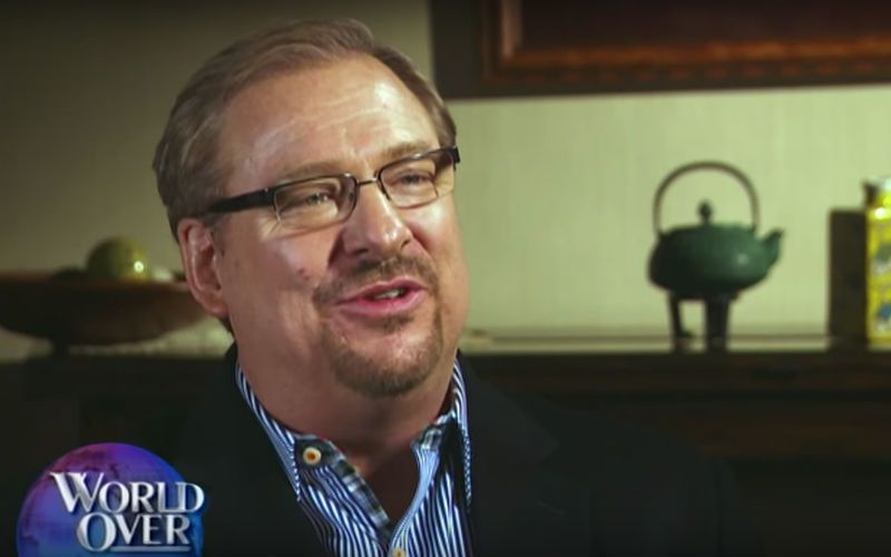 Evangelical Pastor Rick Warren Prays Divine Mercy Chaplet, Watches EWTN