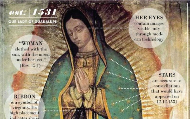 The Miraculous Image of Our Lady of Guadalupe, Explained in One Infographic