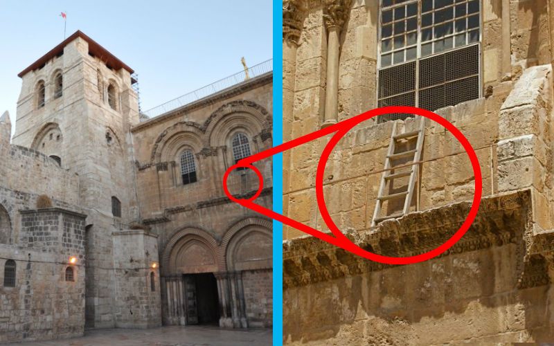 The Sad Reason Why No One Has Moved This Church's Ladder for 300 Years