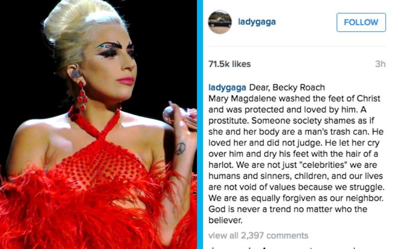 "God Is Never a Trend": Lady Gaga Responds to Catholic-Link Article on Instagram