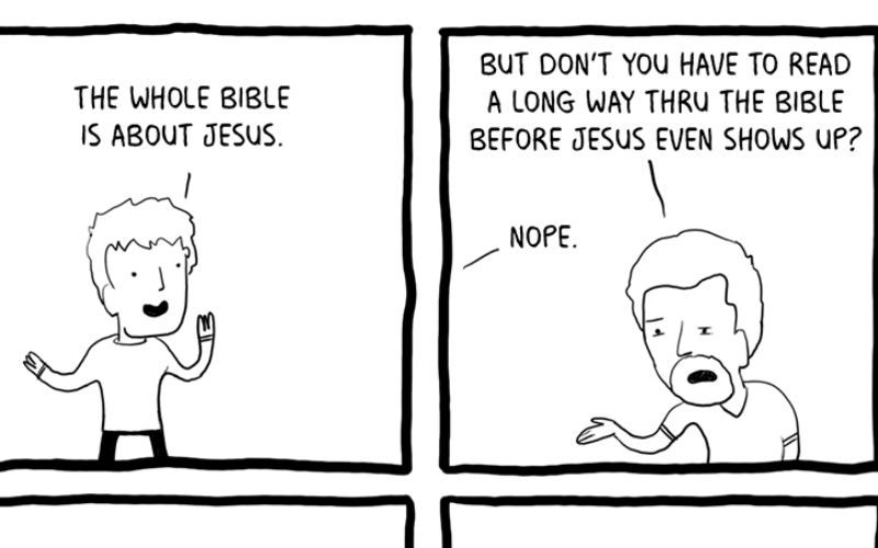 The Whole Bible Is About Jesus: Cartoon Reminds Us of Jesus' True Identity