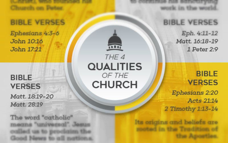 The Four Marks of the Church: This Critical Doctrine Explained in One Infographic