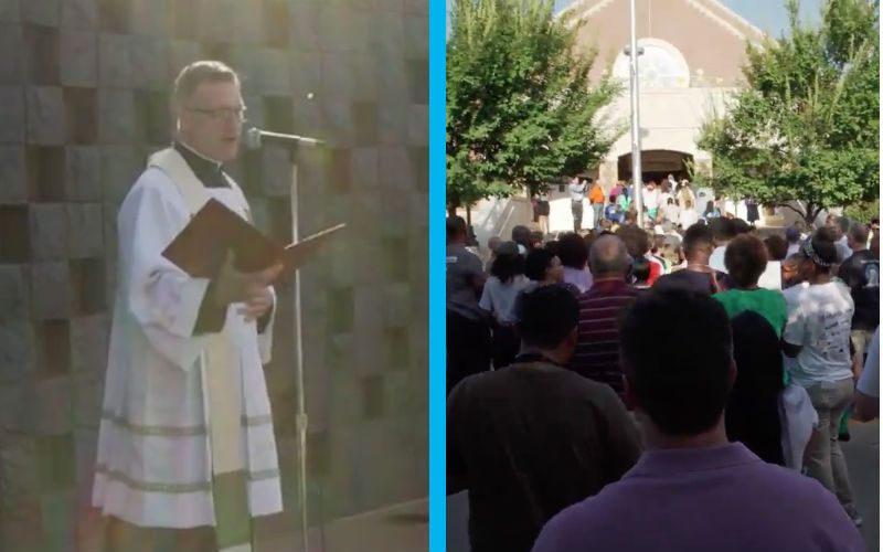 "We Stand Together Against Evil": +1k Christians Pray Against Black Mass in OKC