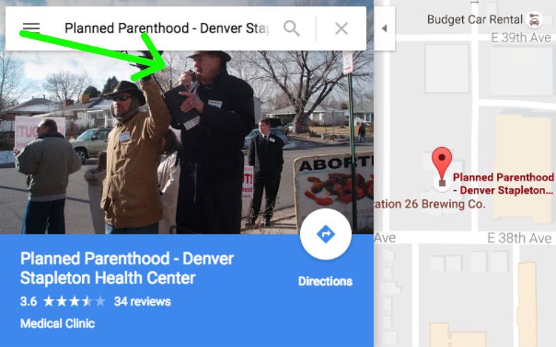 Bloody Abortion Pic Removed from PP Google Listing, Replaced by Eric Scheidler