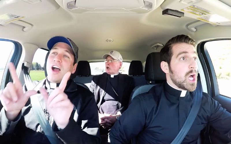 Lol! This Carpool Karaoke with Bishop Malloy of Rockford Is A Lot of Fun!