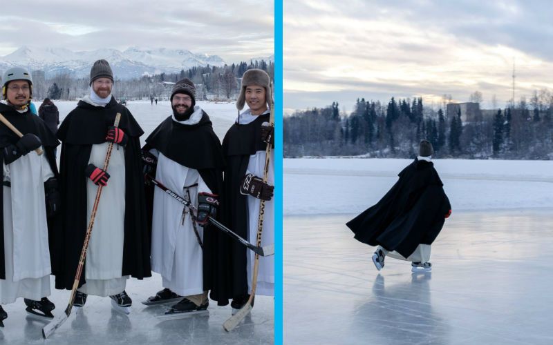 Check Out These Fun Photos of Dominicans Playing Hockey in Alaska!