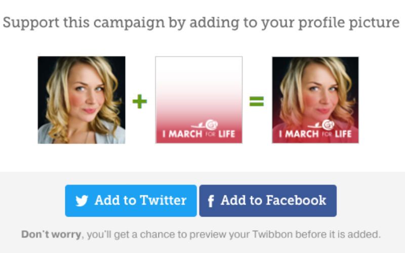 How to Support the #MarchForLife With Your Profile Pic in 3 Easy Steps
