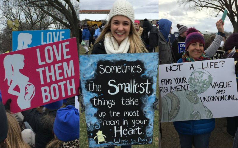 The Best Signs Spotted at the March for Life 2017!