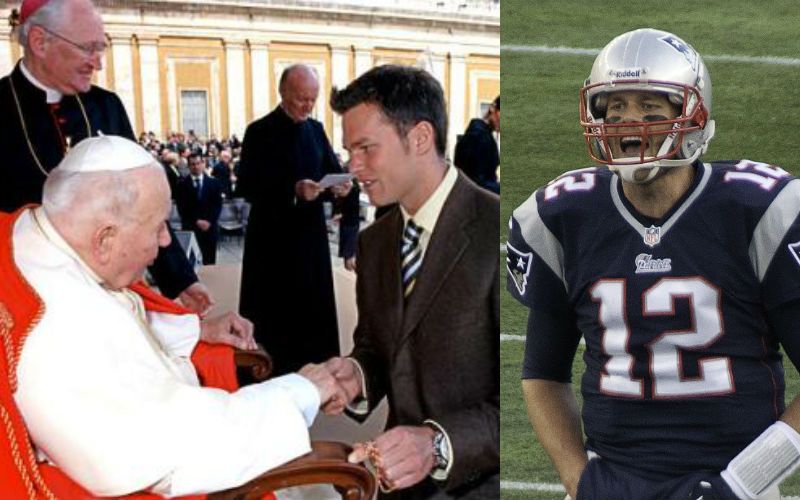 When Super Bowl MVP Tom Brady Met Pope St. John Paul II