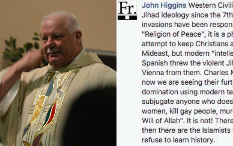 Catholic Priest Suspended from Facebook for Post About History of Islam