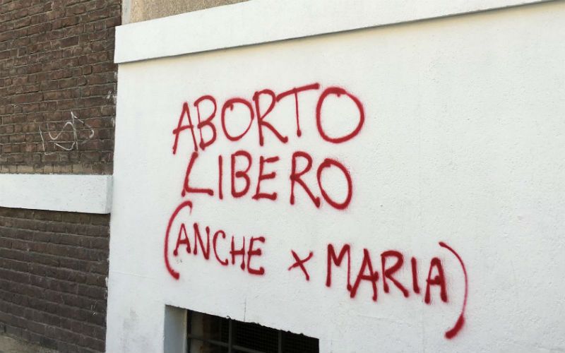 A Priest Found Blasphemous Graffiti on His Church & His Reaction Is Going Viral